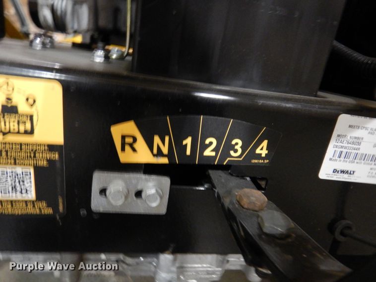 image for item IO9255 2022 DeWalt DW33  lawn mower