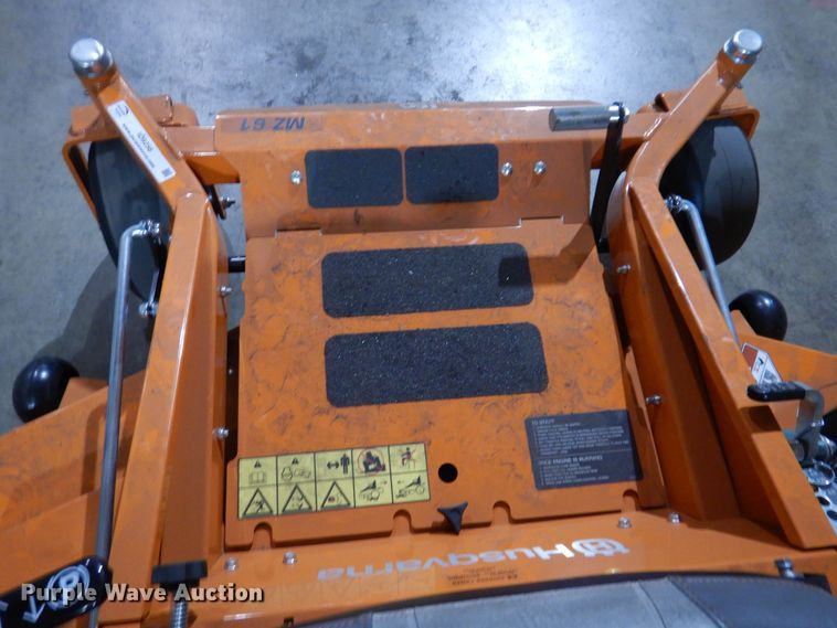 image for item IO9256 2022 Husqvarna MZ61  ZTR lawn mower