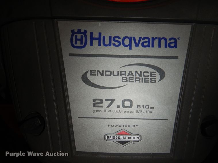 image for item IO9256 2022 Husqvarna MZ61  ZTR lawn mower