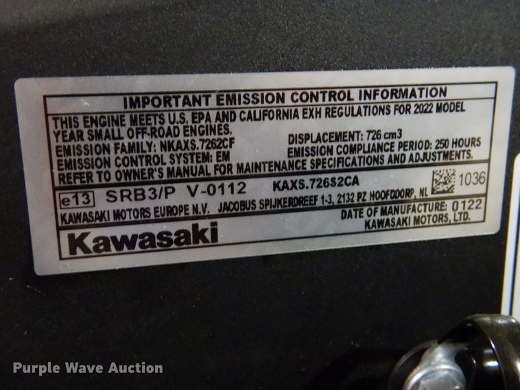 image for item IO9263 2022 Husqvarna TS354XD  lawn mower