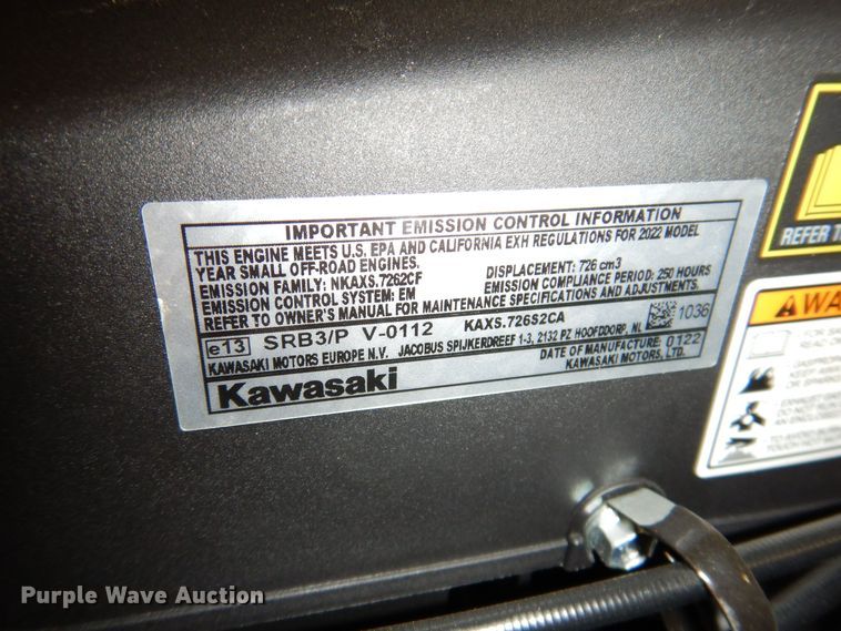 image for item IO9264 2022 Husqvarna TS354XD  lawn mower