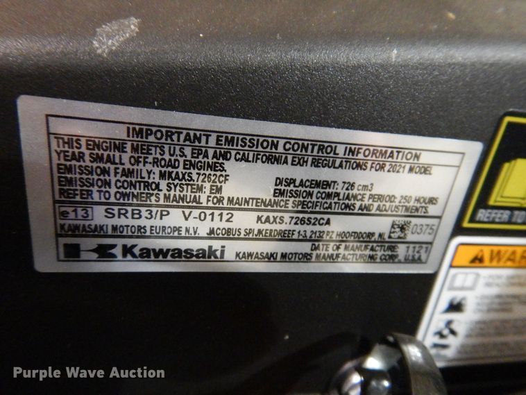 image for item IO9265 2021 Husqvarna TS354XD  lawn mower