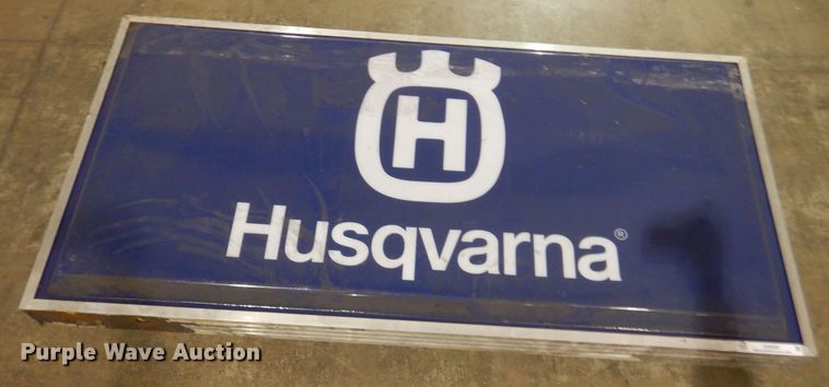 image for item IO9269 2015 Dualite  Husqvarna sign