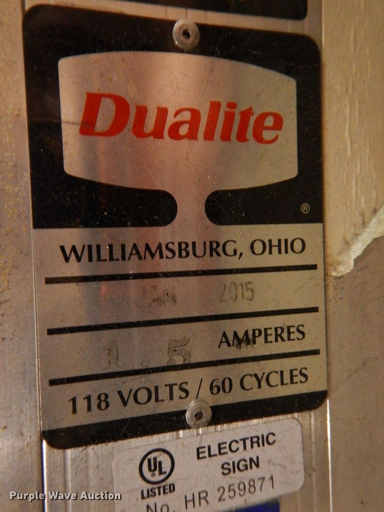 image for item IO9269 2015 Dualite  Husqvarna sign