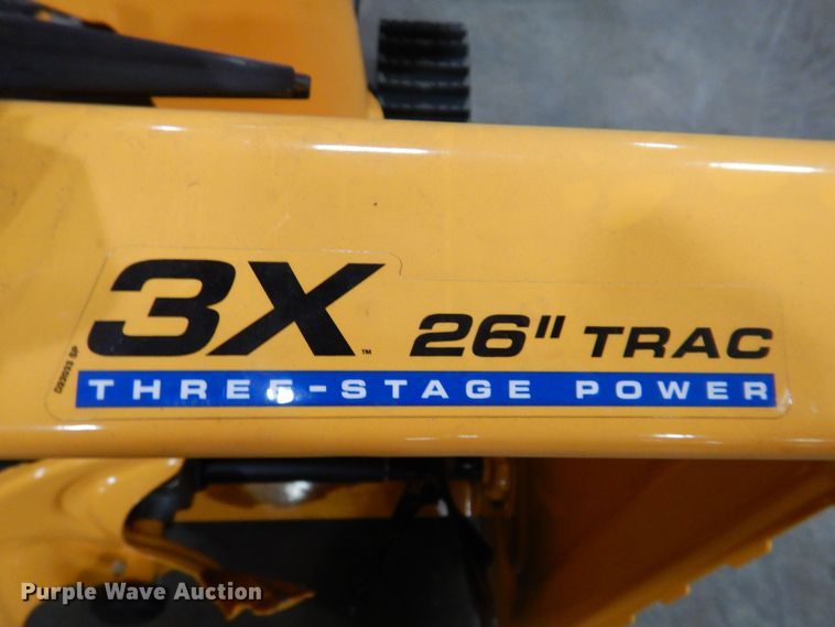 image for item IO9284 2020 Cub Cadet 3X  snow blower