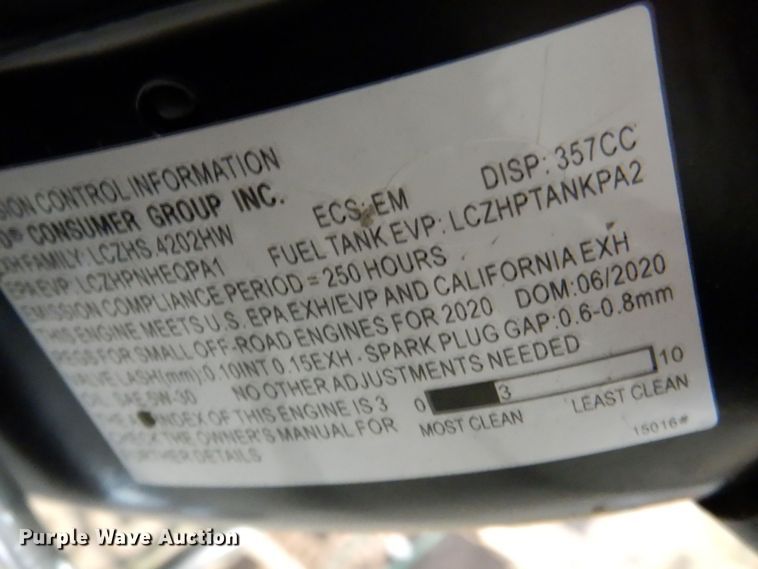 image for item IO9286 2020 Cub Cadet 3X  snow blower