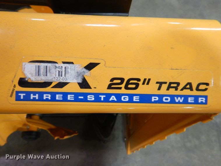 image for item IO9287 2020 Cub Cadet 3X  snow blower