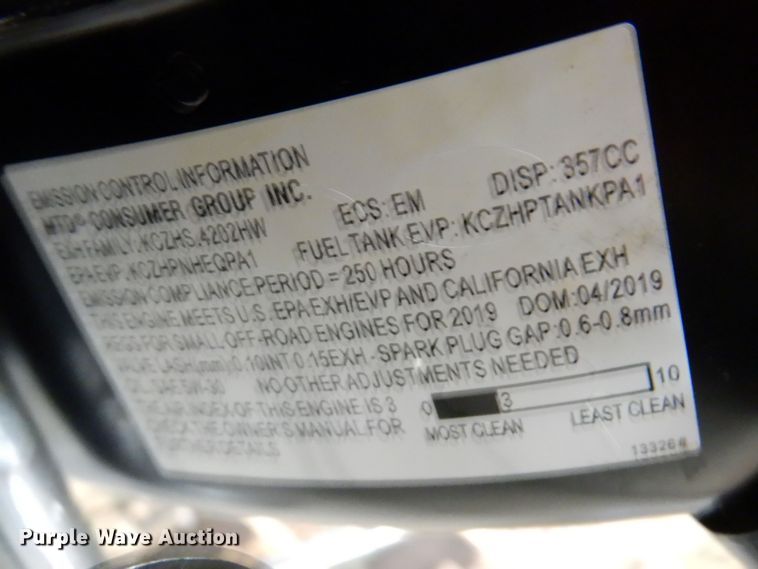 image for item IO9293 2019 Cub Cadet 2X  snow blower