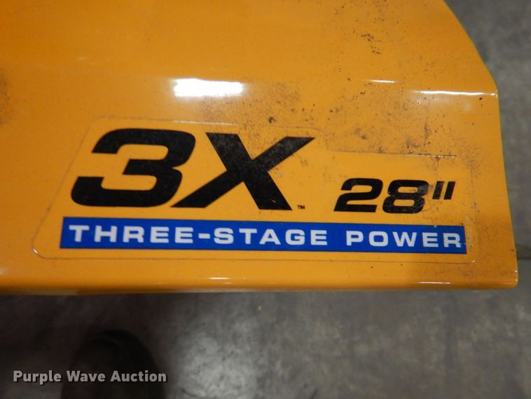 image for item IO9295 2020 Cub Cadet 3X  snow blower