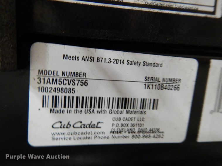 image for item IO9300 2020 Cub Cadet 2X  snow blower