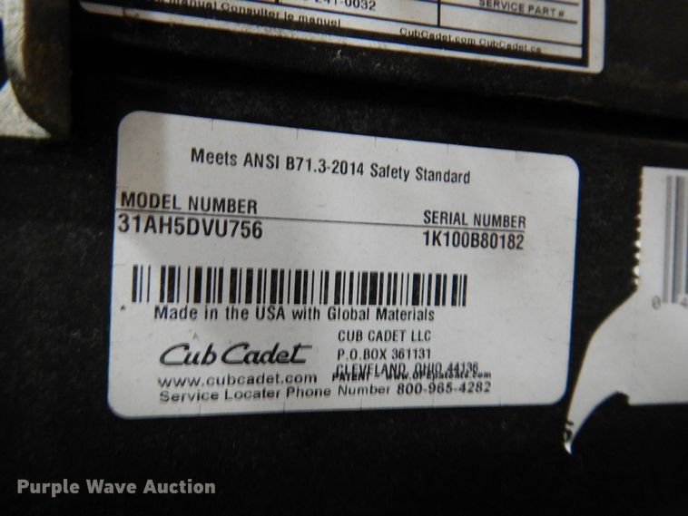 image for item IO9303 2020 Cub Cadet 2X  snow blower