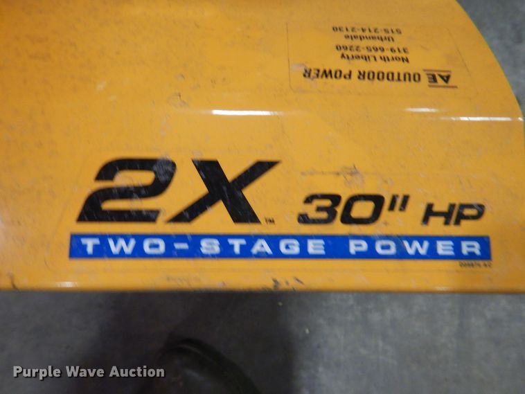 image for item IO9306 2020 Cub Cadet 2X  snow blower