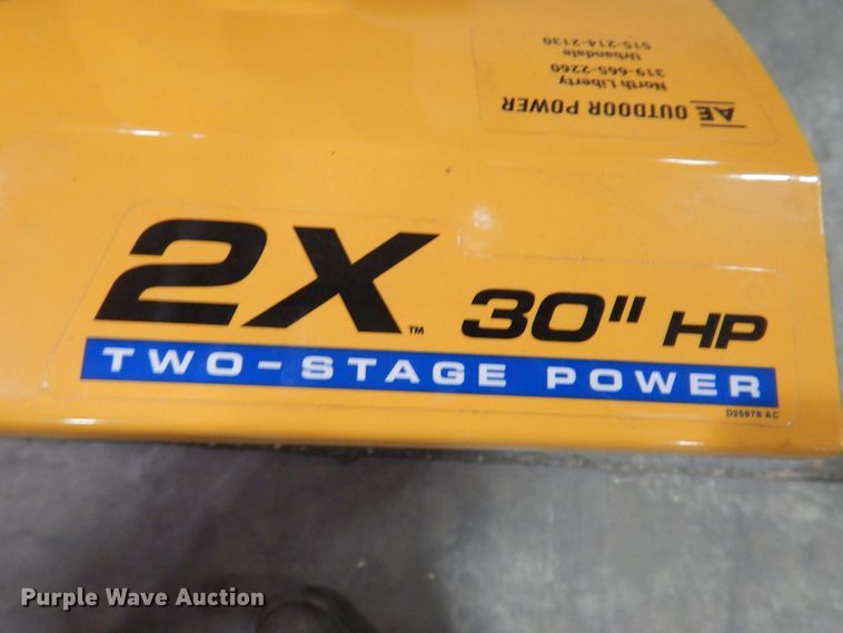 image for item IO9307 2020 Cub Cadet 2X  snow blower