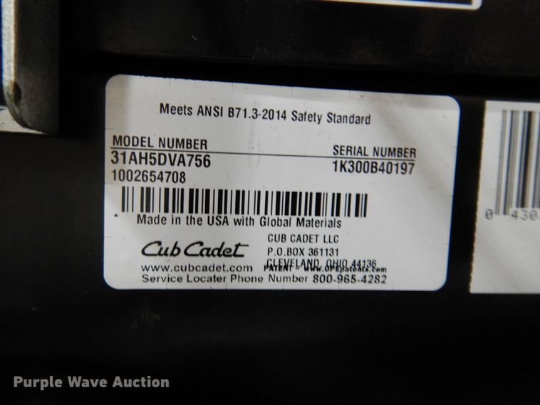 image for item IO9310 2020 Cub Cadet 3X  snow blower