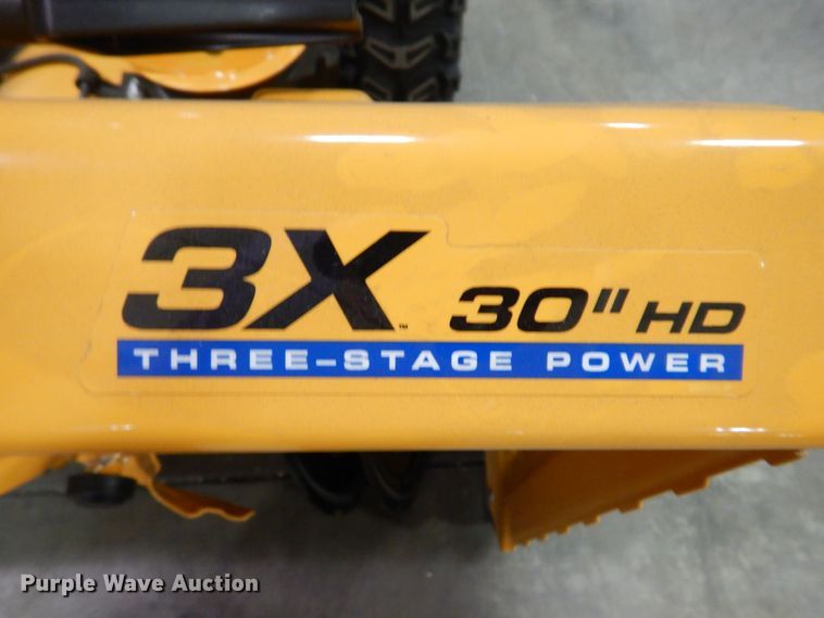 image for item IO9312 2020 Cub Cadet 3X  snow blower