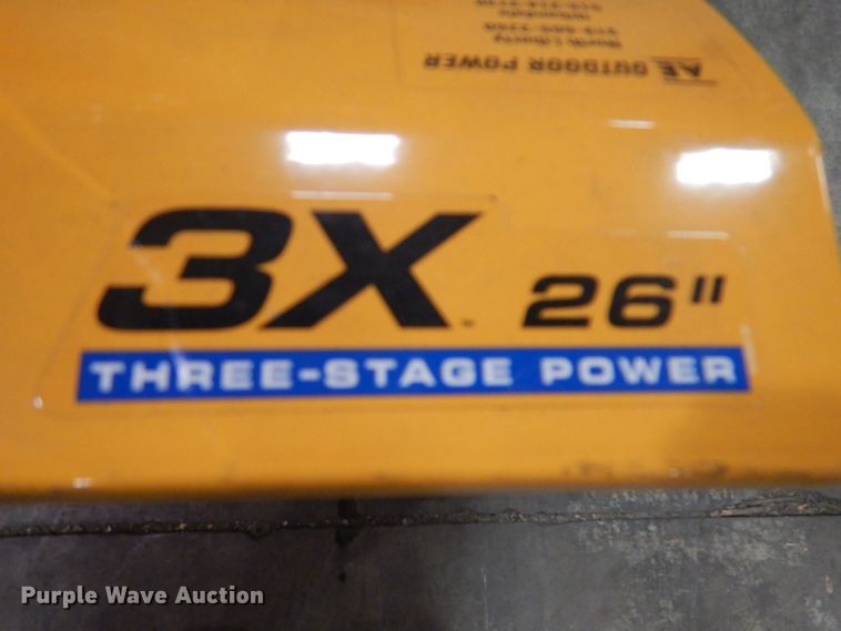 image for item IO9314 2020 Cub Cadet 3X  snow blower