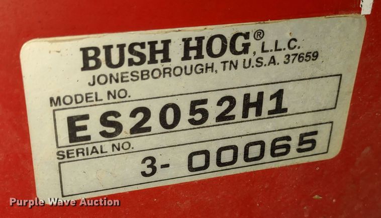 image for item JK9138 Bush Hog ES2052H1  ZTR lawn mower