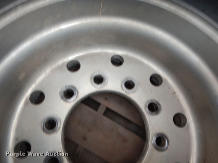 image for item JQ9981 (4) Goodyear 445/65R22.5 tires and wheels