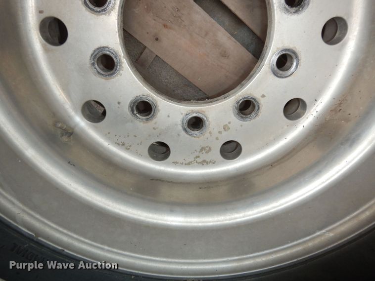 image for item JQ9981 (4) Goodyear 445/65R22.5 tires and wheels