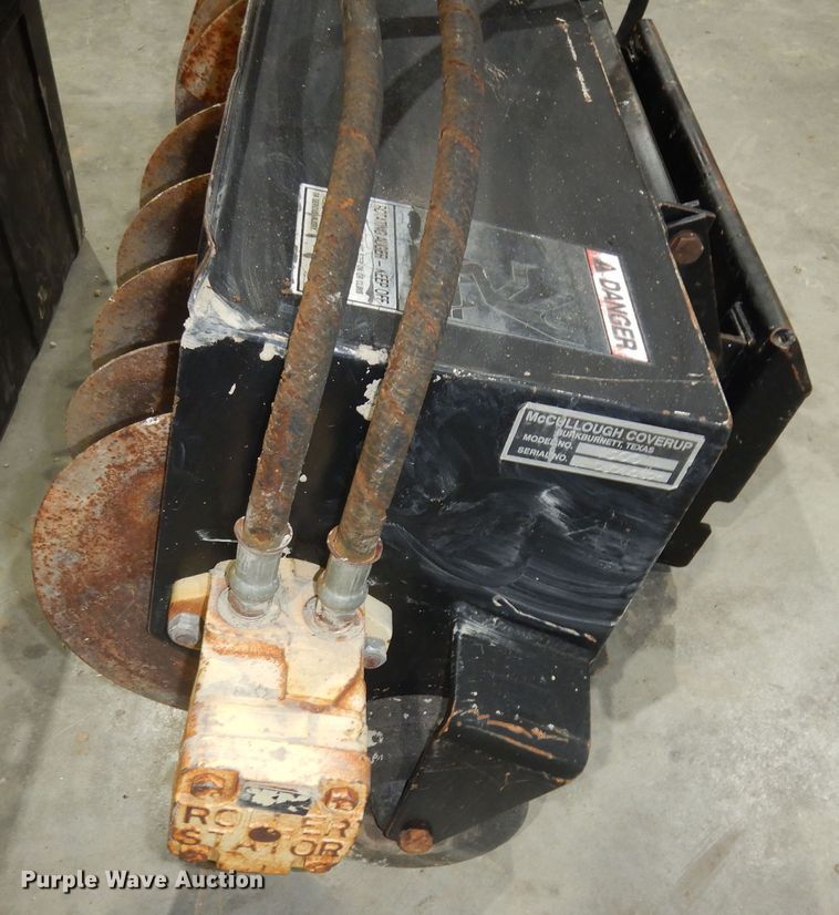 image for item JQ9997 Mccullough 1500  compact utility loader backfill auger