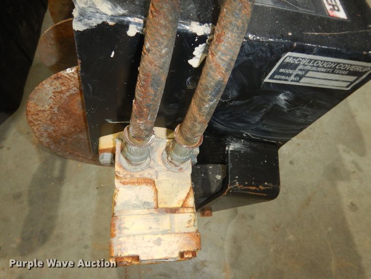 image for item JQ9997 Mccullough 1500  compact utility loader backfill auger