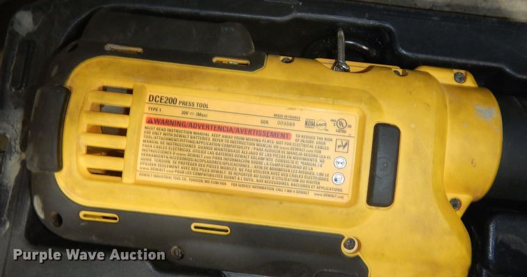 image for item JQ9998 Dewalt DCE200 pro press