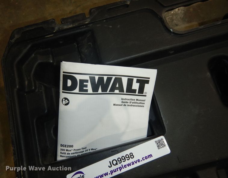 image for item JQ9998 Dewalt DCE200 pro press