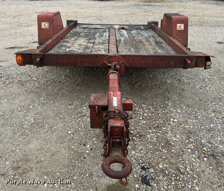 image for item JU9696 1989 Ditch Witch S5A  tilt deck equipment trailer