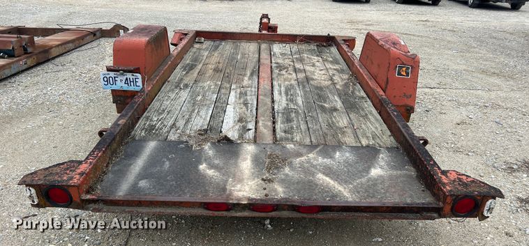 image for item JU9696 1989 Ditch Witch S5A  tilt deck equipment trailer