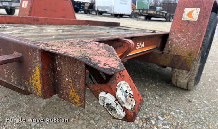 image for item JU9696 1989 Ditch Witch S5A  tilt deck equipment trailer
