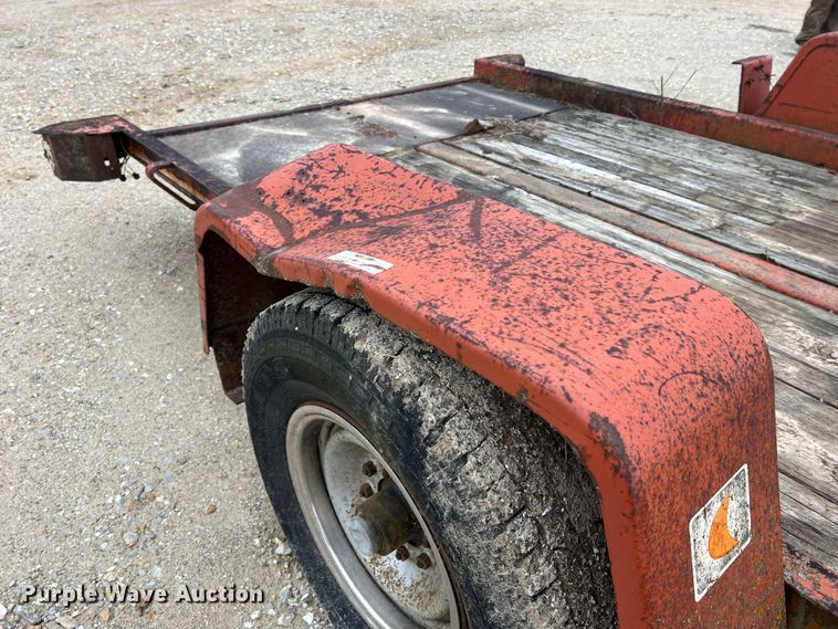 image for item JU9696 1989 Ditch Witch S5A  tilt deck equipment trailer