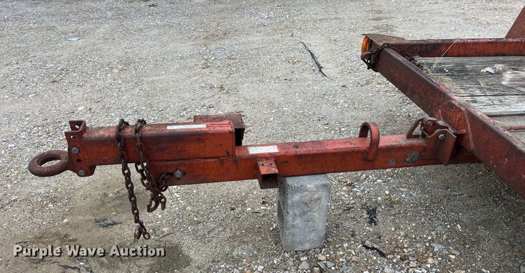 image for item JU9696 1989 Ditch Witch S5A  tilt deck equipment trailer