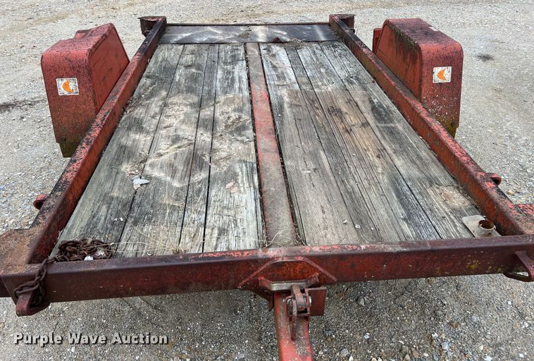 image for item JU9696 1989 Ditch Witch S5A  tilt deck equipment trailer