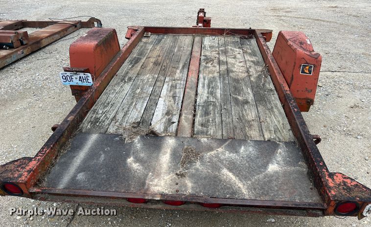 image for item JU9696 1989 Ditch Witch S5A  tilt deck equipment trailer