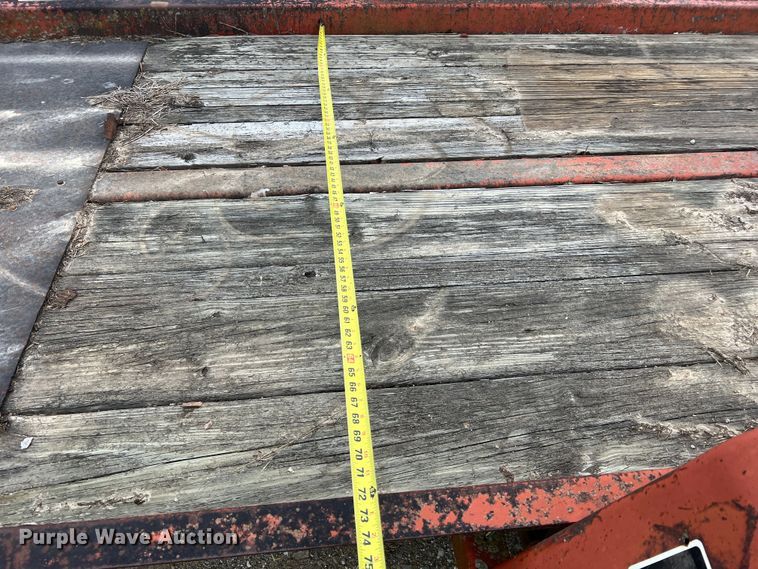 image for item JU9696 1989 Ditch Witch S5A  tilt deck equipment trailer