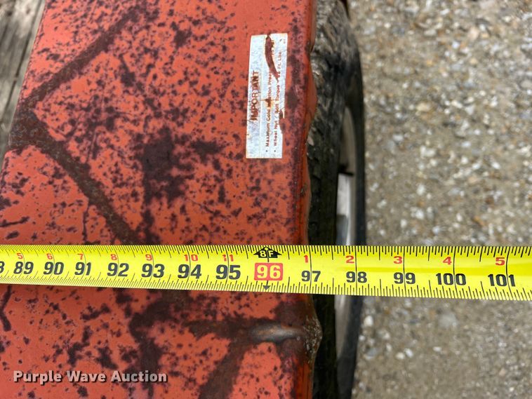 image for item JU9696 1989 Ditch Witch S5A  tilt deck equipment trailer