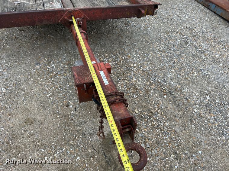 image for item JU9696 1989 Ditch Witch S5A  tilt deck equipment trailer
