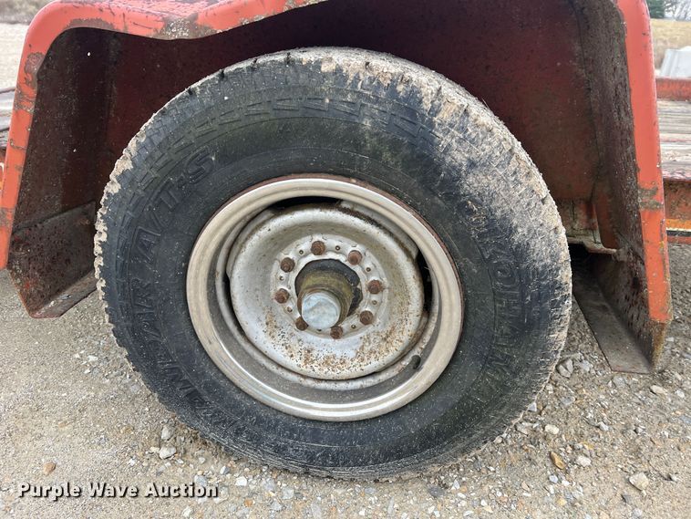 image for item JU9696 1989 Ditch Witch S5A  tilt deck equipment trailer