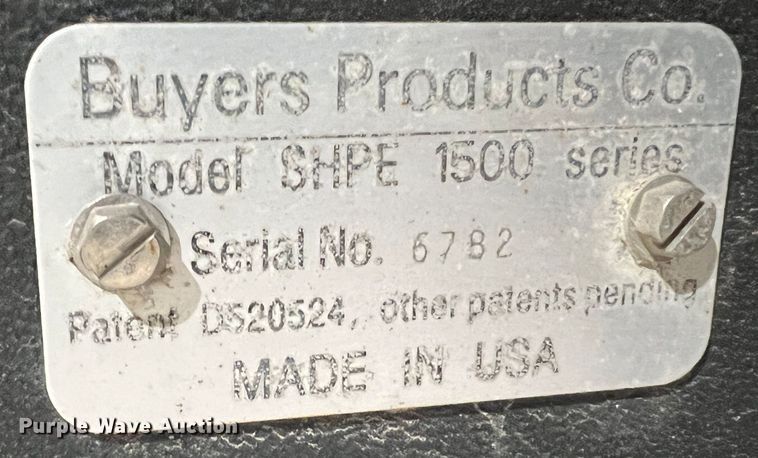 image for item JU9697 Buyers Salt Dogg SHPE 1500 Series  spreader