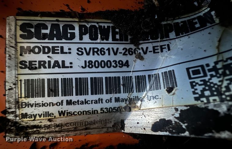 image for item JU9705 Scag V-Ride  ZTR lawn mower