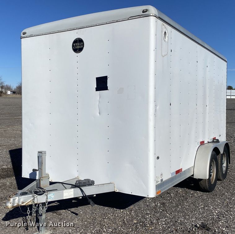image for item JW9226 2010 Wells Cargo  enclosed cargo trailer
