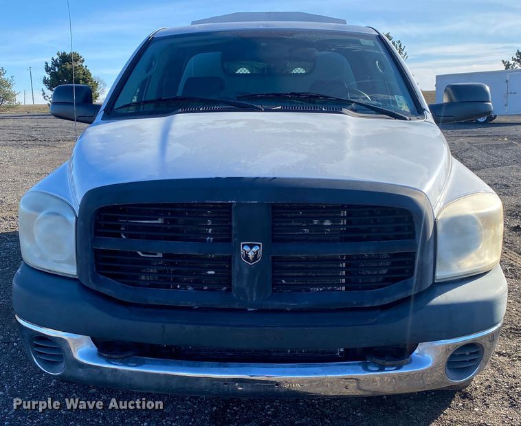 image for item JW9230 2007 Dodge Ram 2500HD  Quad Cab utility bed pickup truck