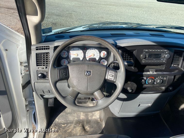 image for item JW9230 2007 Dodge Ram 2500HD  Quad Cab utility bed pickup truck