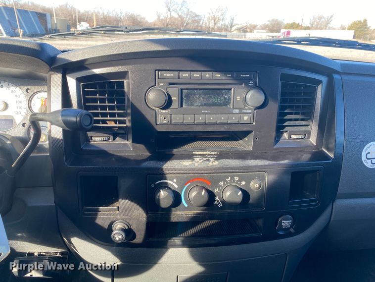 image for item JW9230 2007 Dodge Ram 2500HD  Quad Cab utility bed pickup truck