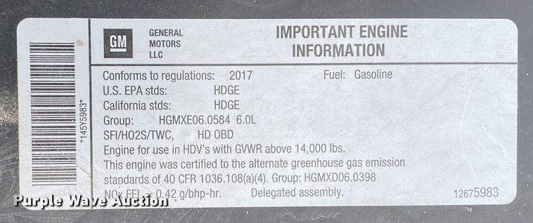 image for item JW9239 2017 Isuzu NPR HD  refrigerated delivery truck