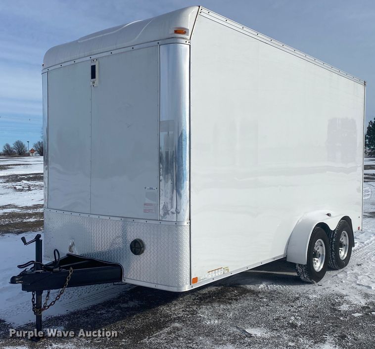 image for item JW9240 2017 United Trailers UXT-716TA52-8.5  enclosed cargo trailer