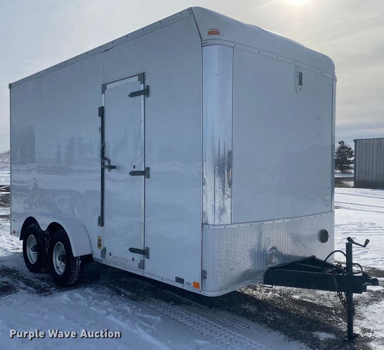 image for item JW9240 2017 United Trailers UXT-716TA52-8.5  enclosed cargo trailer