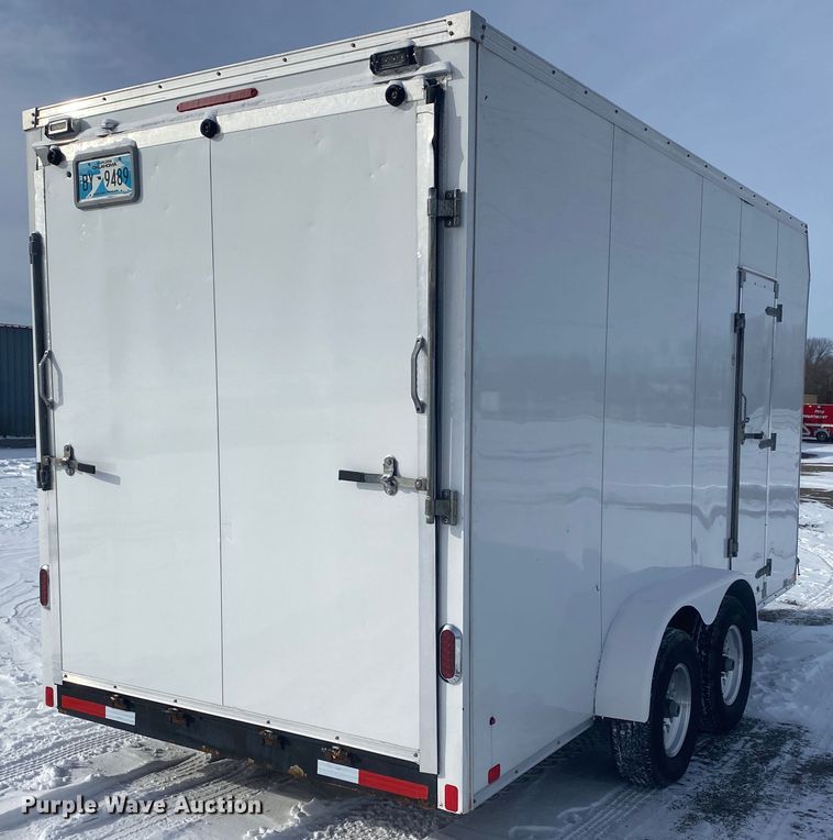 image for item JW9240 2017 United Trailers UXT-716TA52-8.5  enclosed cargo trailer