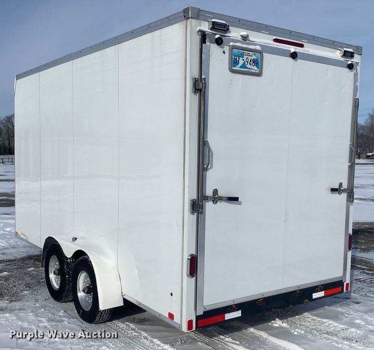 image for item JW9240 2017 United Trailers UXT-716TA52-8.5  enclosed cargo trailer