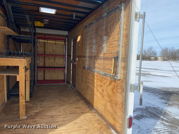 image for item JW9240 2017 United Trailers UXT-716TA52-8.5  enclosed cargo trailer